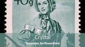  Presentation with issue - Colorful presentation theme enhanced with austria-circa-1948-a-stamp backdrop and a seafoam green colored foreground