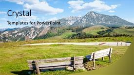  Presentation with anatomy upper limb nerves - PPT theme featuring austrian alps near postalm upper background and a light blue colored foreground