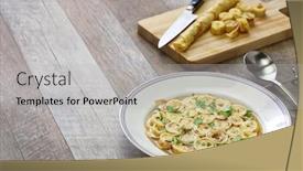  Presentation with pancake - Presentation theme enhanced with austrian-and-south-germany-sliced background and a light gray colored foreground