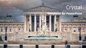  Presentation with vienna - Amazing slide set having austrian-parliament-in-vienna-austria backdrop and a gray colored foreground