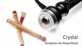  Presentation with authentic mexican street tacos - Presentation theme with chantier - authentic bagpipe reeds and bagpipe background and a white colored foreground