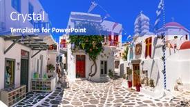  Presentation with traditional - PPT theme enhanced with authentic-traditional-greece-charming-colorful background and a  colored foreground