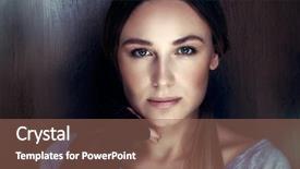  Presentation with women - Audience pleasing slide set consisting of authentication - authentic women's portrait girl wearing backdrop and a violet colored foreground