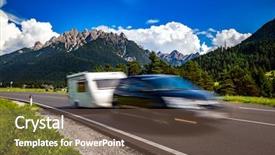  Presentation with italy car - Theme consisting of authentication - family vacation travel holiday trip background and a violet colored foreground