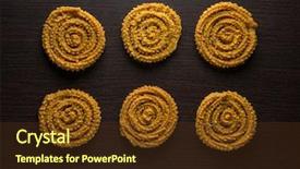  Presentation with indian traditional - Cool new presentation with authentication - traditional indian snack - chakli backdrop and a tawny brown colored foreground