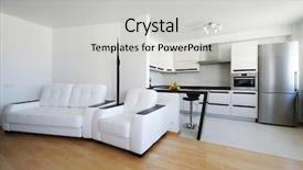  Presentation with room interior design - PPT layouts having author of this interior design background and a light gray colored foreground