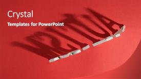  Presentation with autism - Beautiful slide set featuring autism-word-on-red-background backdrop and a crimson colored foreground