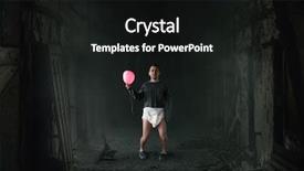  Presentation with autistic - PPT theme consisting of autistic - funny freak man in diaper background and a black colored foreground