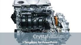  Presentation with car engine - PPT layouts having auto-car-engine-isolated background and a seafoam green colored foreground