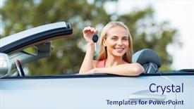  Presentation with property - Slides featuring  background and a  colored foreground