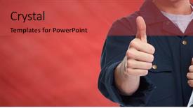  Presentation with auto repair - Beautiful PPT theme featuring auto repair - car mechanic backdrop and a red colored foreground