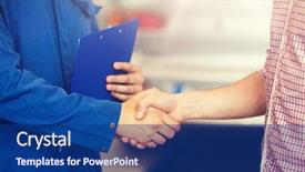  Presentation with mechanic car service repair maintenance - Presentation design with auto service repair maintenance gesture background and a navy blue colored foreground