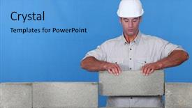  Presentation with power of one - Colorful PPT theme enhanced with photo of a cup of coffee on wooden background backdrop and a coral colored foreground