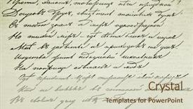  Presentation with russia - PPT theme with autograph of alexander pushkin background and a soft green colored foreground