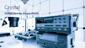  Presentation with printed boards - Presentation having automated-control-of-printed-circuit background and a sky blue colored foreground