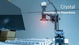  Presentation with sensor - Slide deck having automated-vision-sensor-camera-system background and a teal colored foreground