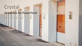  Presentation with opening doors - Presentation consisting of automatic-and-convenient-garage-doors background and a lemonade colored foreground