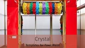  Presentation with car - Beautiful PPT theme featuring automatic-carwash-car-washing-machine backdrop and a red colored foreground