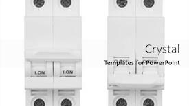  Presentation with circuit breaker - Presentation enhanced with automatic-circuit-breaker-isolated and a white colored foreground