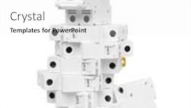  Presentation with circuit breaker - Slides enhanced with automatic-circuit-breaker-isolated and a white colored foreground