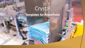  Presentation with covid coronavirus - Cool new slides with automatic-machine-for-the-manufacture backdrop and a gray colored foreground