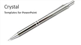  Presentation with automatic cars - PPT layouts featuring automatic pencil isolated on white background and a  colored foreground