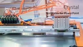  Presentation with compressed air - Slide set enhanced with automatic-pneumatic-piston-unit background and a coral colored foreground