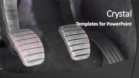  Presentation with emissions no car carbon dioxide - Amazing PPT layouts having automatic transmission - car pedal block close up backdrop and a dark gray colored foreground