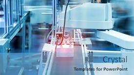  Presentation with cylinder - Amazing presentation having automation-automation-compressed-air-production backdrop and a light blue colored foreground