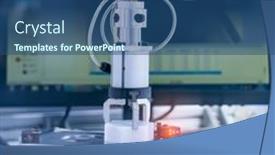  Presentation with compressed air - PPT theme enhanced with automation-automation-compressed-air-production background and a ocean colored foreground