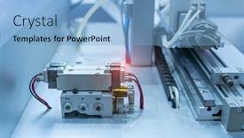  Presentation with compressed air - Presentation consisting of automation-automation-compressed-air-production background and a light blue colored foreground