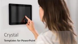  Presentation with home automation - Beautiful PPT layouts featuring automation-internet-of-things backdrop and a lemonade colored foreground