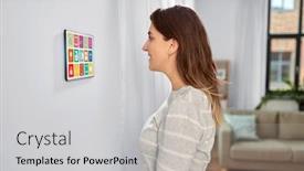  Presentation with home automation - PPT theme consisting of automation-internet-of-things background and a light gray colored foreground