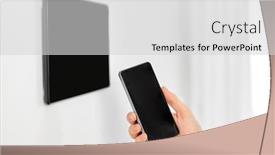  Presentation with home automation - Slide deck enhanced with automation-internet-of-things background and a light gray colored foreground