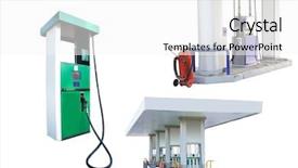  Presentation with pump - Audience pleasing PPT layouts consisting of autommatic fire extinguisher - several images concerning of petrol backdrop and a white colored foreground