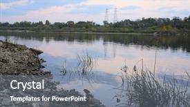  Presentation with landscape - Cool new slides with automn landscape with the image backdrop and a  colored foreground