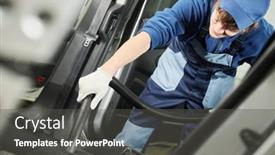  Presentation with car cleaning - Colorful slides enhanced with automobile-detailing-car-carpet-cleaning backdrop and a dark gray colored foreground