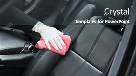  Presentation with car cleaning - Amazing theme having automobile-detailing-service-car-interior backdrop and a dark gray colored foreground