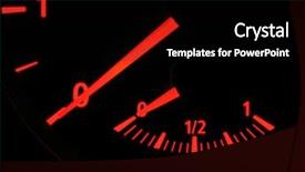  Presentation with revolution - PPT theme enhanced with automobile revolution - dashboard background and a black colored foreground