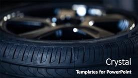  Presentation with tire - PPT layouts consisting of automobile-tire-tread background and a  colored foreground