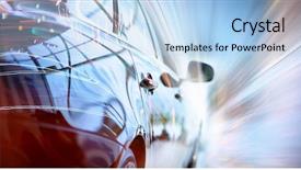  Presentation with salon - Cool new slides with violent sport - young man in a boxing backdrop and a lemonade colored foreground