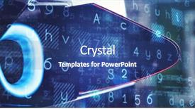  Presentation with electric car - Presentation theme having automotive electrical - virus background against open socket background and a ocean colored foreground