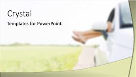  Presentation with automotive - Colorful presentation enhanced with automotive free - blurred background concept two women backdrop and a  colored foreground