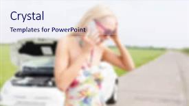  Presentation with road trip - Audience pleasing PPT layouts consisting of automotive free - blurred background concept two women backdrop and a  colored foreground
