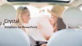  Presentation with automotive - Presentation design featuring automotive free - blurred background lifestyle concept road background and a  colored foreground