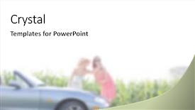  Presentation with road trip - Beautiful PPT layouts featuring automotive free - female road trip concept blurred backdrop and a  colored foreground