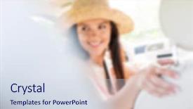  Presentation with lifestyle - Amazing PPT theme having automotive free - lifestyle blurred background concept backdrop and a  colored foreground