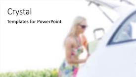  Presentation with road trip - Slides enhanced with automotive free - road trip lifestyle blurred background background and a  colored foreground