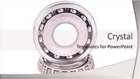  Presentation with automotive - PPT layouts enhanced with automotive roller bearings and gear background and a lemonade colored foreground