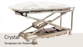  Presentation with autopsy - Audience pleasing PPT layouts consisting of autopsy - image of a morgue backdrop and a coral colored foreground